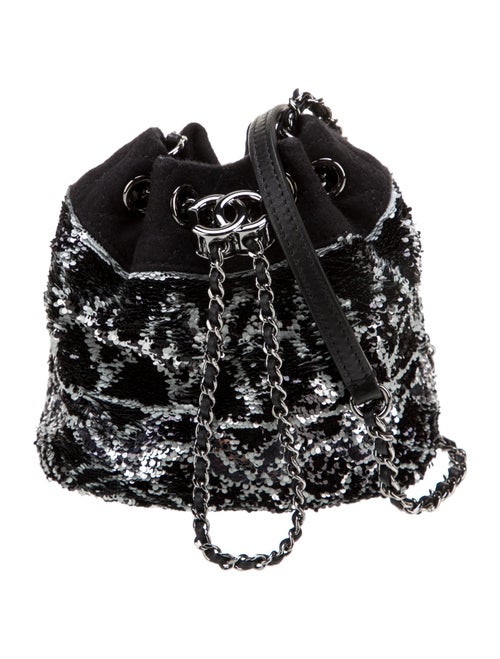 Chanel Mini Sequin Bucket Bag