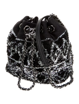 Chanel Mini Sequin Bucket Bag
