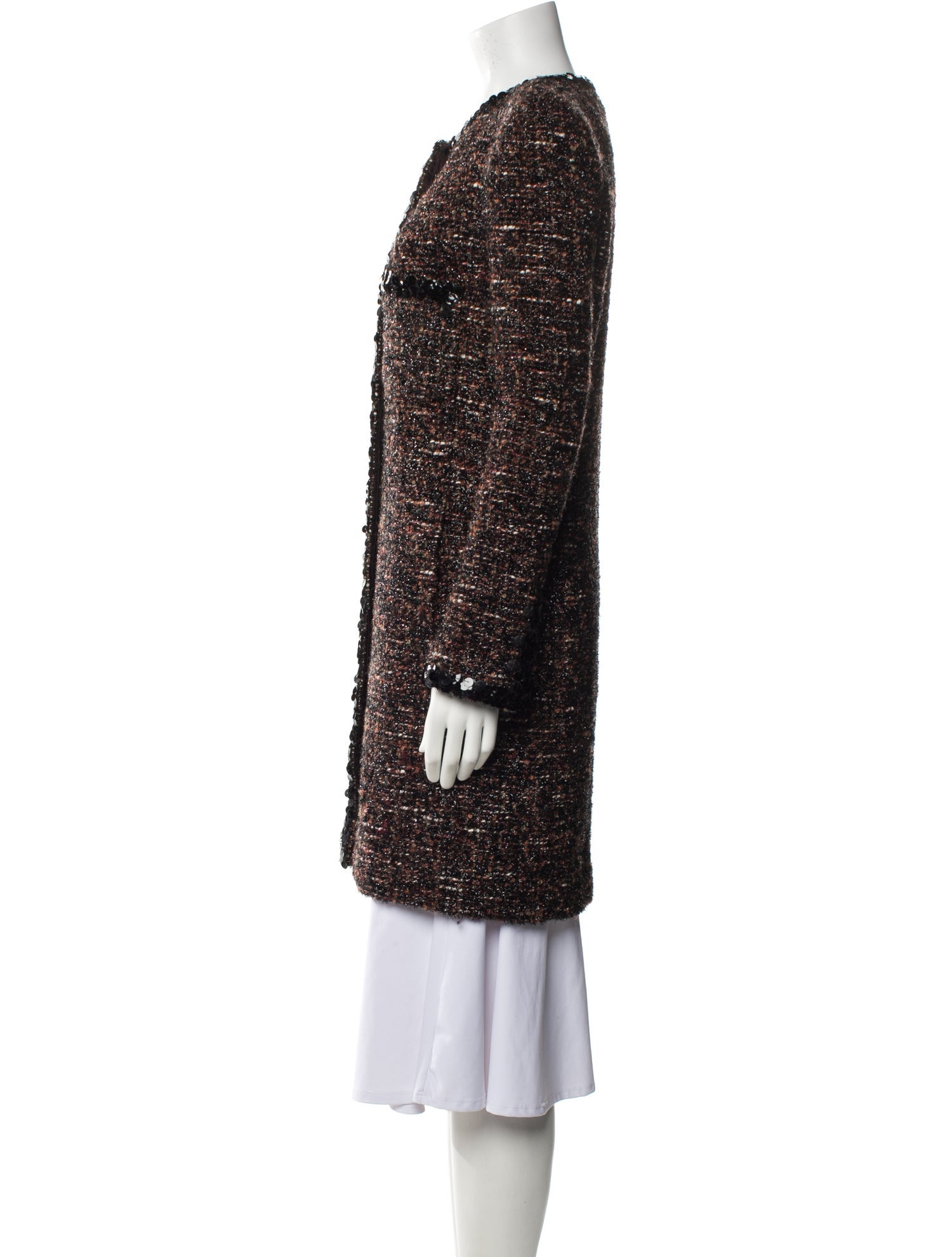Chanel 2002 Tweed Pattern Coat