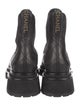 Chanel Interlocking CC Logo Leather Chelsea Boots