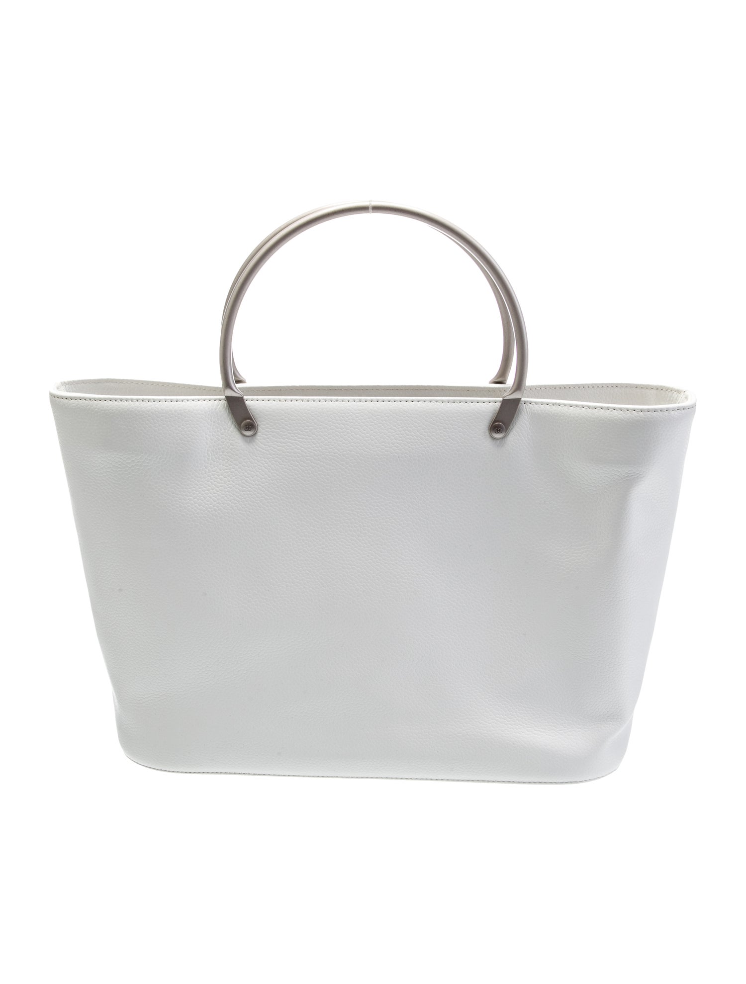 Chanel Caviar Metal Handle Tote