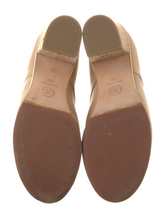 Chanel Interlocking CC Logo Leather Lace-Up Boots