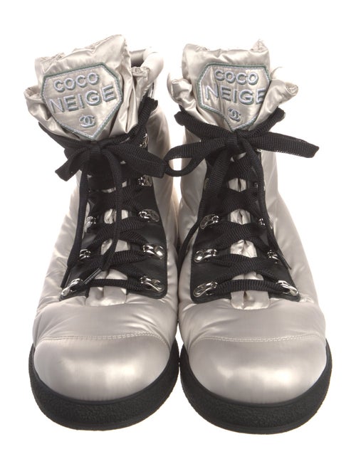 Chanel 2018 Coco Neige Combat Boots