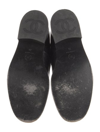 Chanel 2021 Interlocking CC Logo Combat Boots