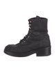 Chanel Interlocking CC Logo Combat Boots