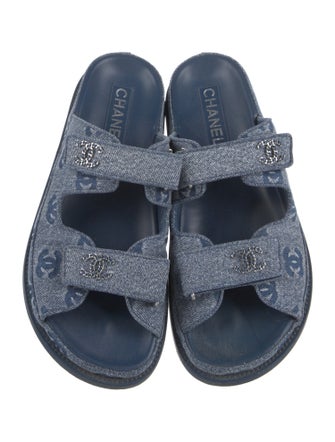 Chanel 2025 Interlocking CC Logo Slides