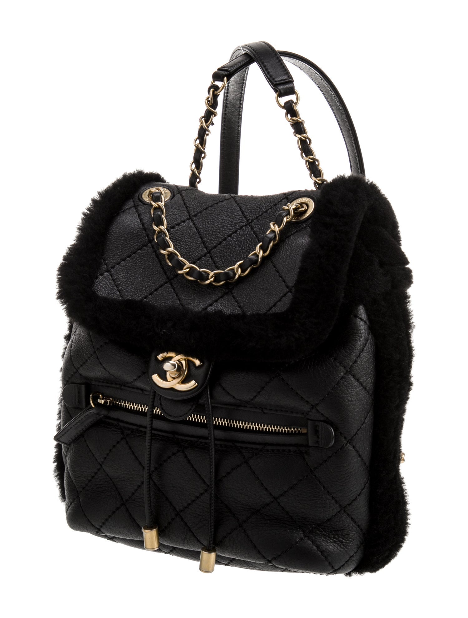 Chanel Paris-Hamburg Shearling Backpack