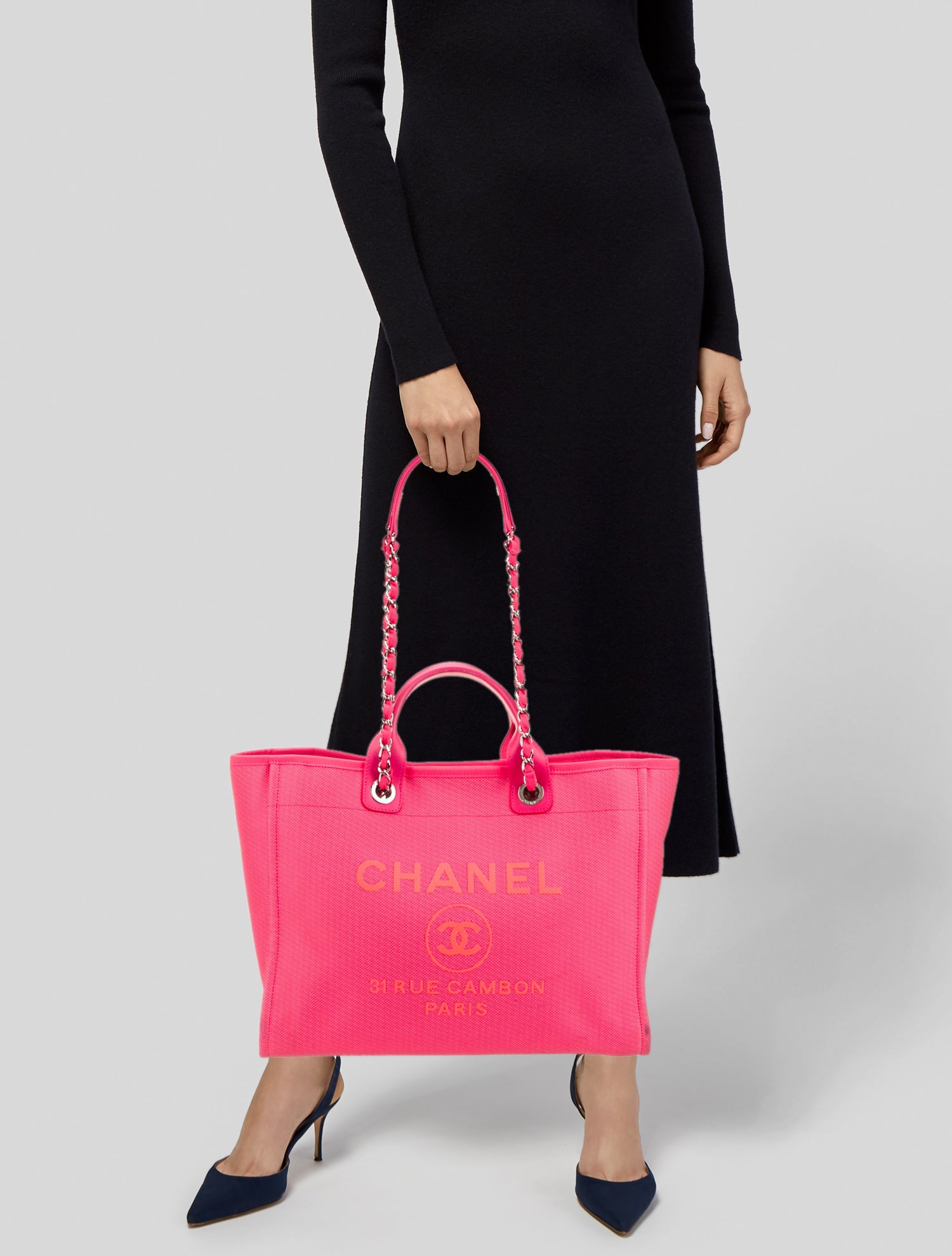 Chanel Medium Deauville Shopping Tote