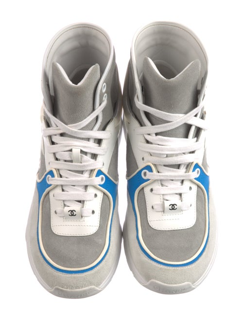 Chanel 2018 Interlocking CC Logo Wedge Sneakers