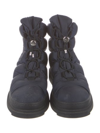 Chanel 2018 Interlocking CC Logo Combat Boots