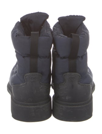 Chanel 2018 Interlocking CC Logo Combat Boots