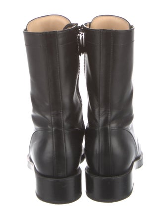 Chanel 2019 Interlocking CC Logo Combat Boots
