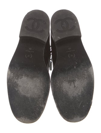 Chanel 2019 Interlocking CC Logo Combat Boots
