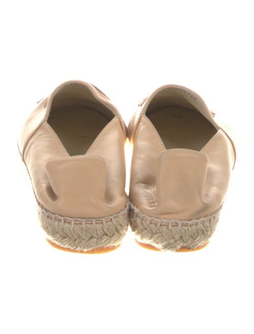 Chanel Interlocking CC Logo Leather Espadrilles