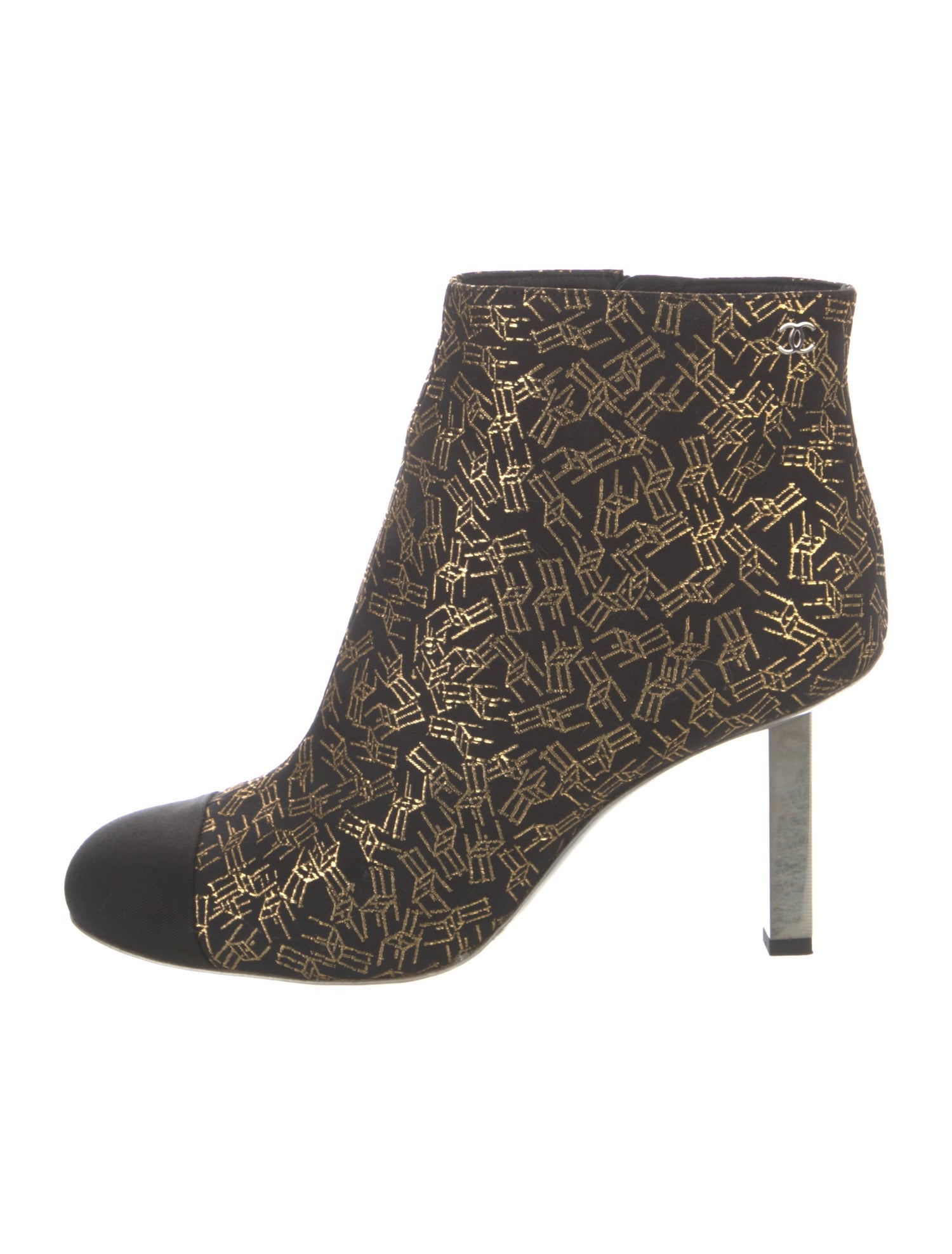 Chanel 2025 Interlocking CC Logo Boots