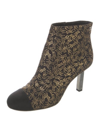 Chanel 2025 Interlocking CC Logo Boots