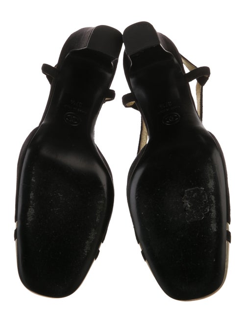 Chanel 2024 Interlocking CC Logo Slingback Pumps