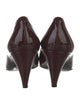 Chanel Interlocking CC Logo Patent Leather Pumps