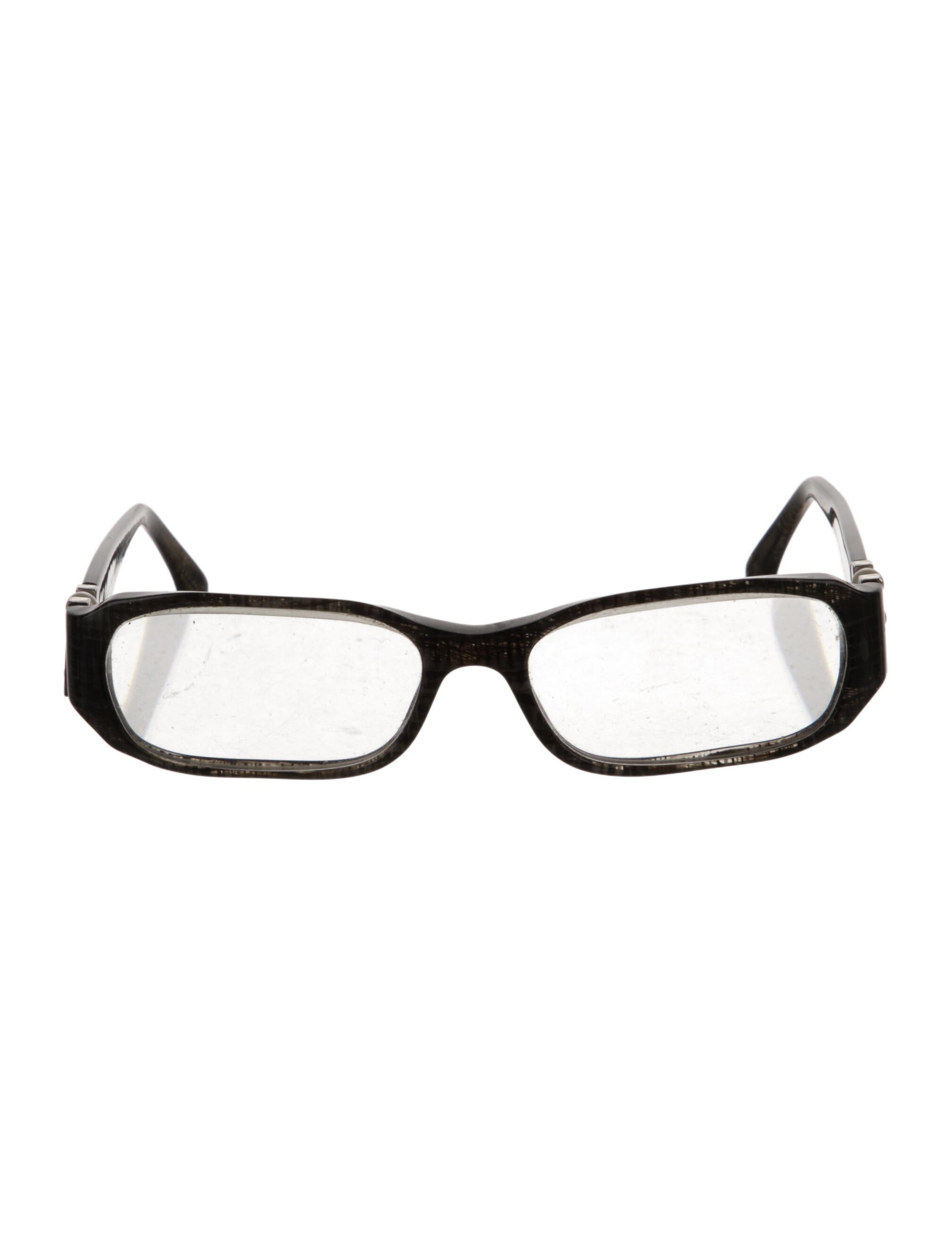 Chanel Interlocking CC Logo Square Eyeglasses