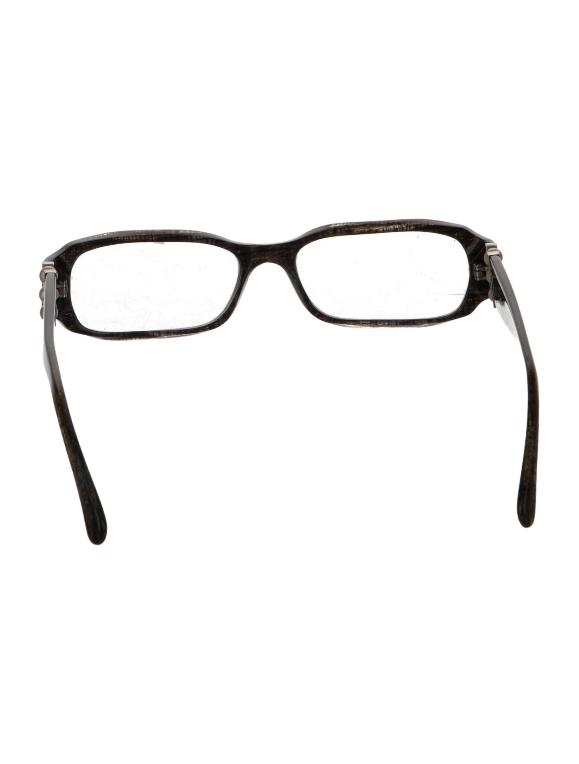Chanel Interlocking CC Logo Square Eyeglasses