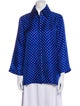 Chanel 2024 Silk Button-Up Top