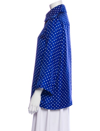 Chanel 2024 Silk Button-Up Top