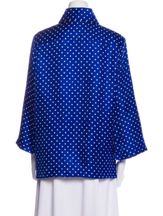 Chanel 2024 Silk Button-Up Top