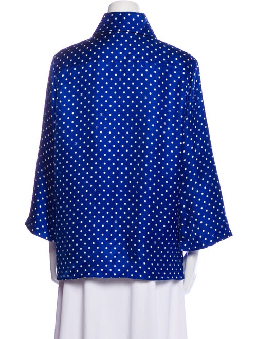 Chanel 2024 Silk Button-Up Top