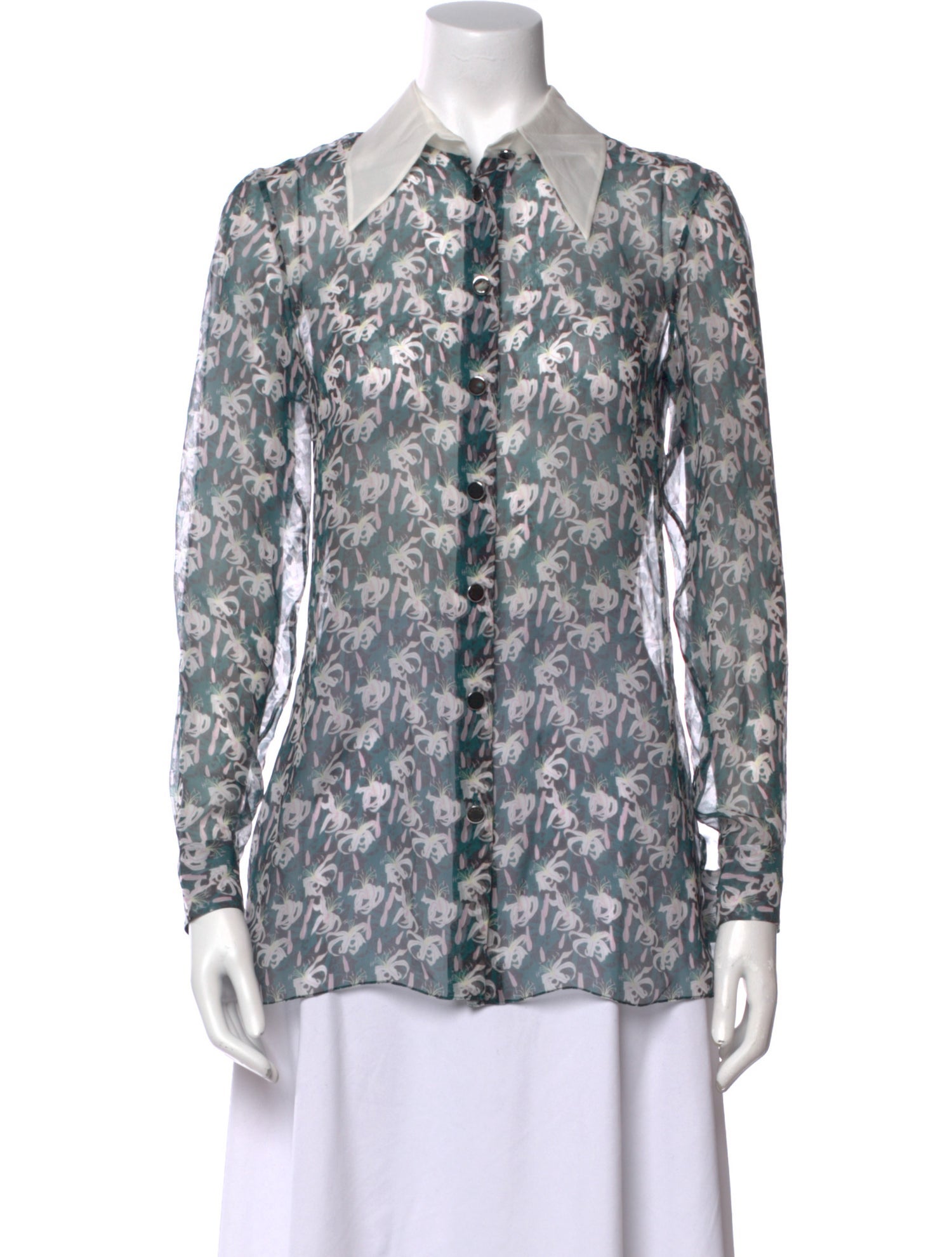Chanel 2023 Metiers d'Art Collection Button-Up Top w/ Tags