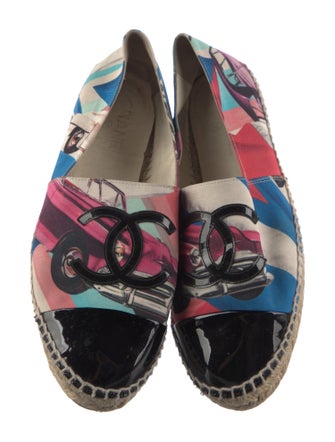 Chanel Interlocking CC Logo Espadrilles