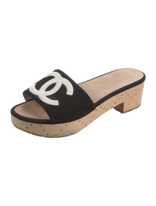 Chanel 2010 Interlocking CC Logo Slides