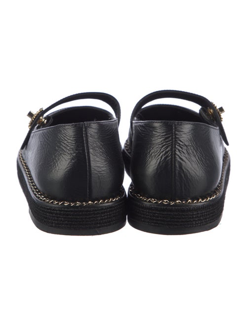 Chanel 2024 Interlocking CC Logo Mary Jane Flats