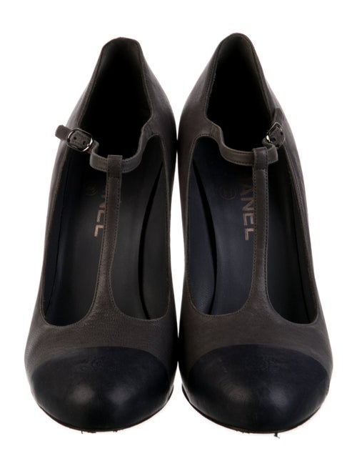 Chanel 2013 Interlocking CC Logo T-Strap Pumps