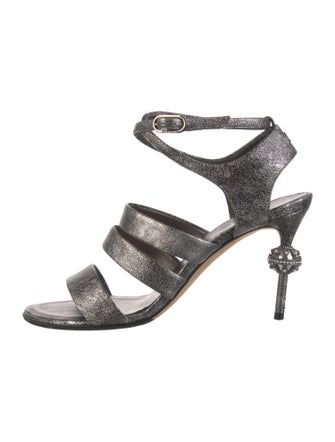 Chanel 2016 Interlocking CC Logo Gladiator Sandals