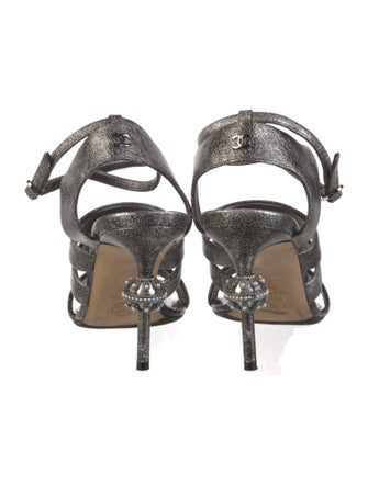 Chanel 2016 Interlocking CC Logo Gladiator Sandals