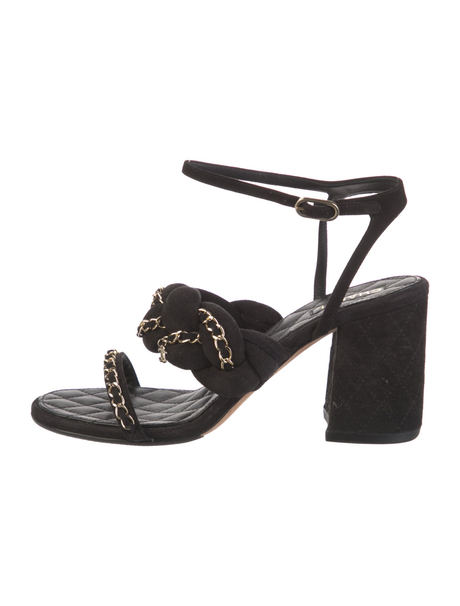 Chanel 2017 Interlocking CC Logo Sandals