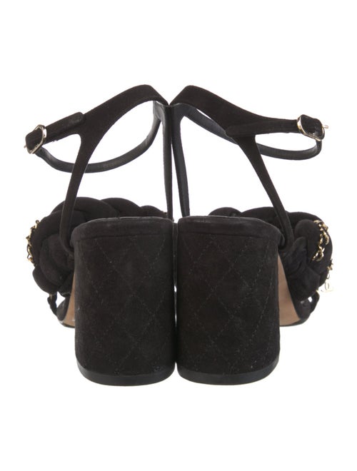 Chanel 2017 Interlocking CC Logo Sandals