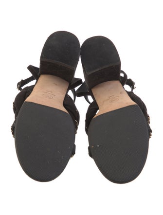 Chanel 2017 Interlocking CC Logo Sandals