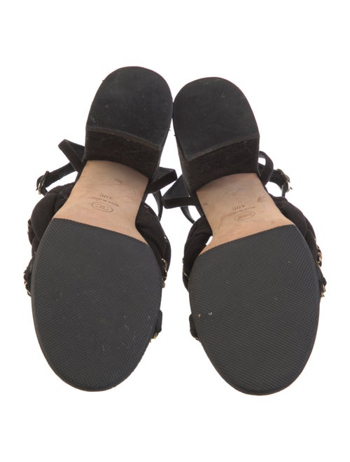 Chanel 2017 Interlocking CC Logo Sandals