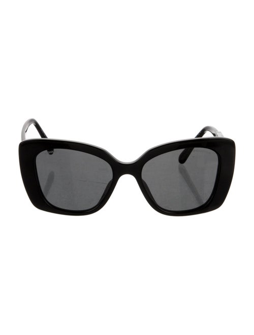 Chanel Interlocking CC Logo Oversize Sunglasses
