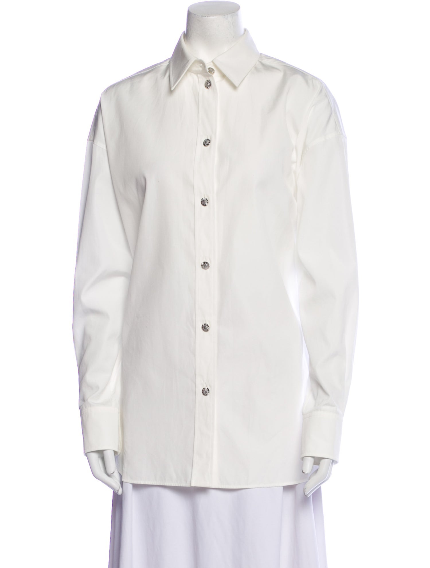 Chanel 2024 Long Sleeve Button-Up Top