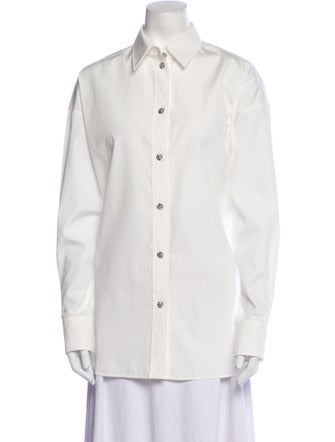 Chanel 2024 Long Sleeve Button-Up Top