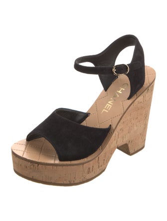 Chanel 2022 Interlocking CC Logo Sandals