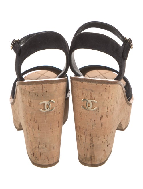 Chanel 2022 Interlocking CC Logo Sandals