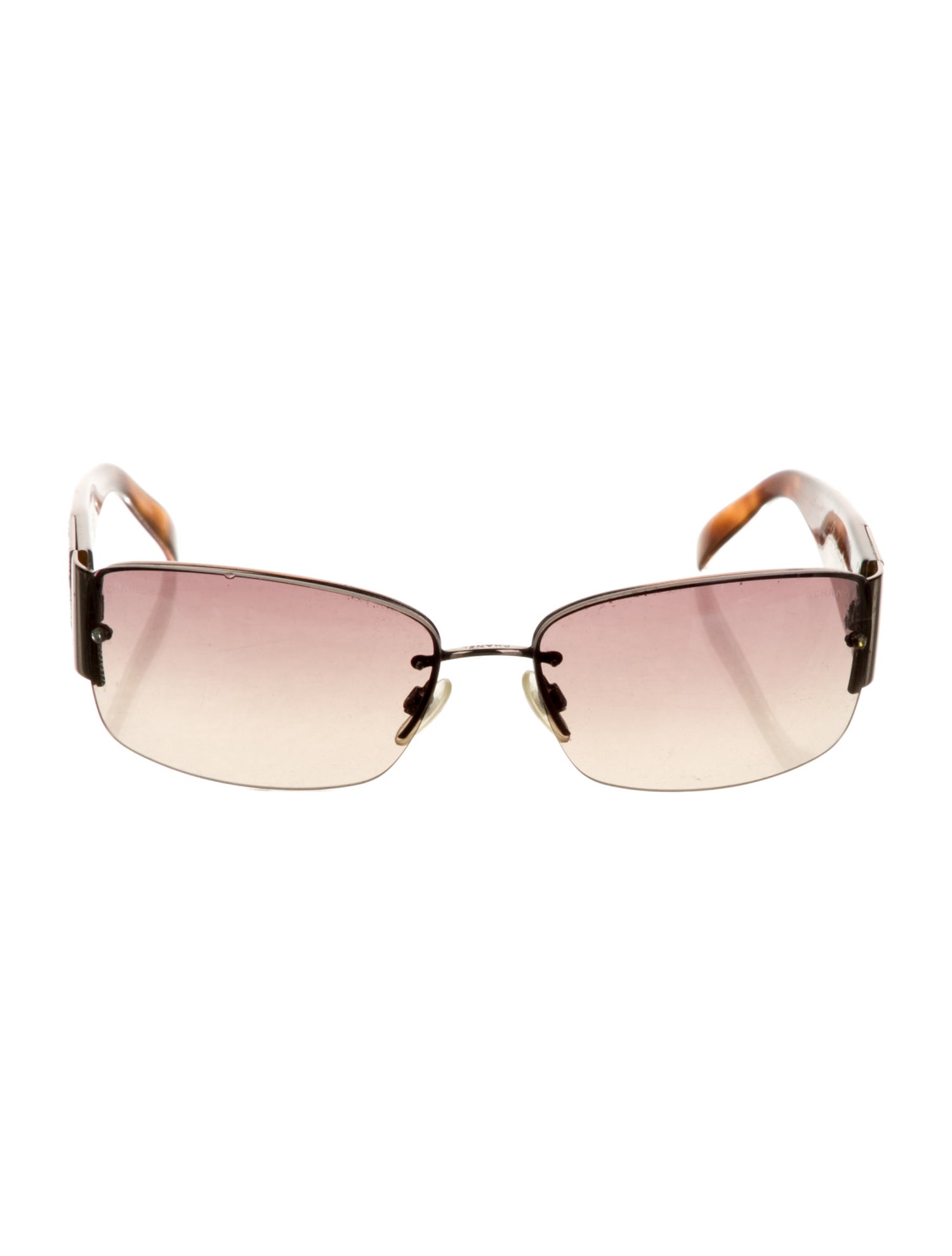 Chanel Interlocking CC Logo Square Sunglasses