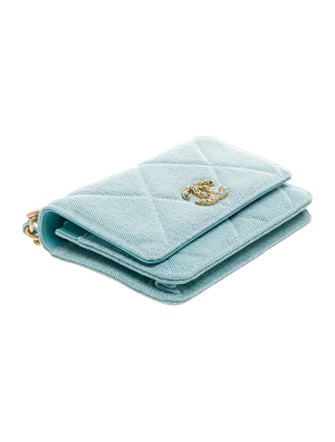 Chanel Denim 19 Wallet On Chain