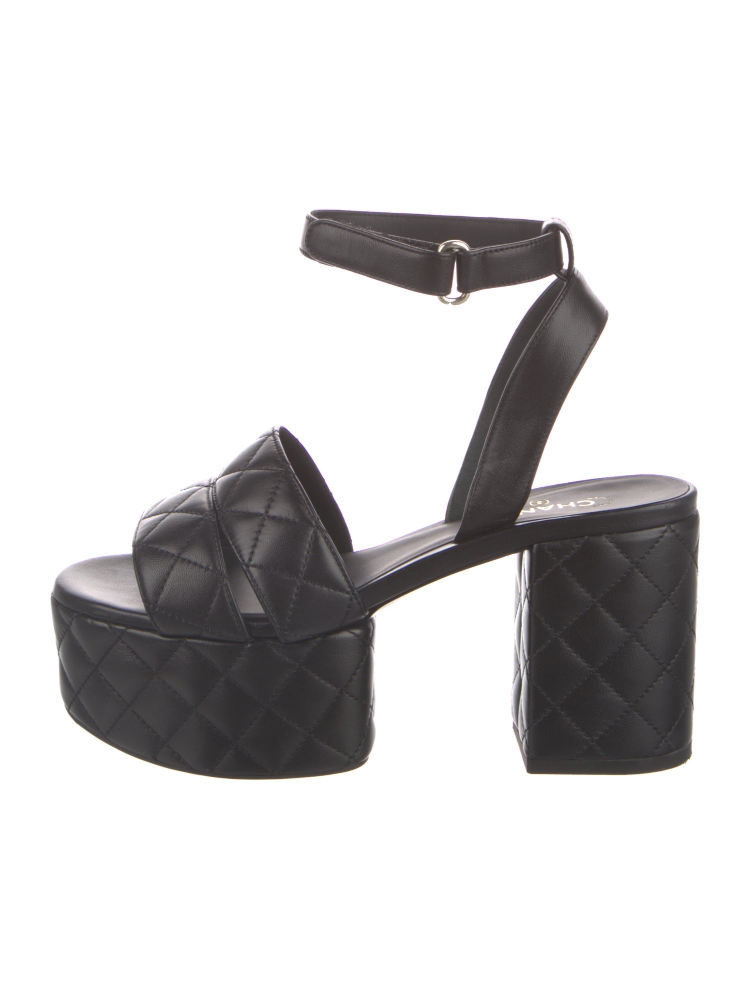 Chanel 2025 Interlocking CC Logo Sandals