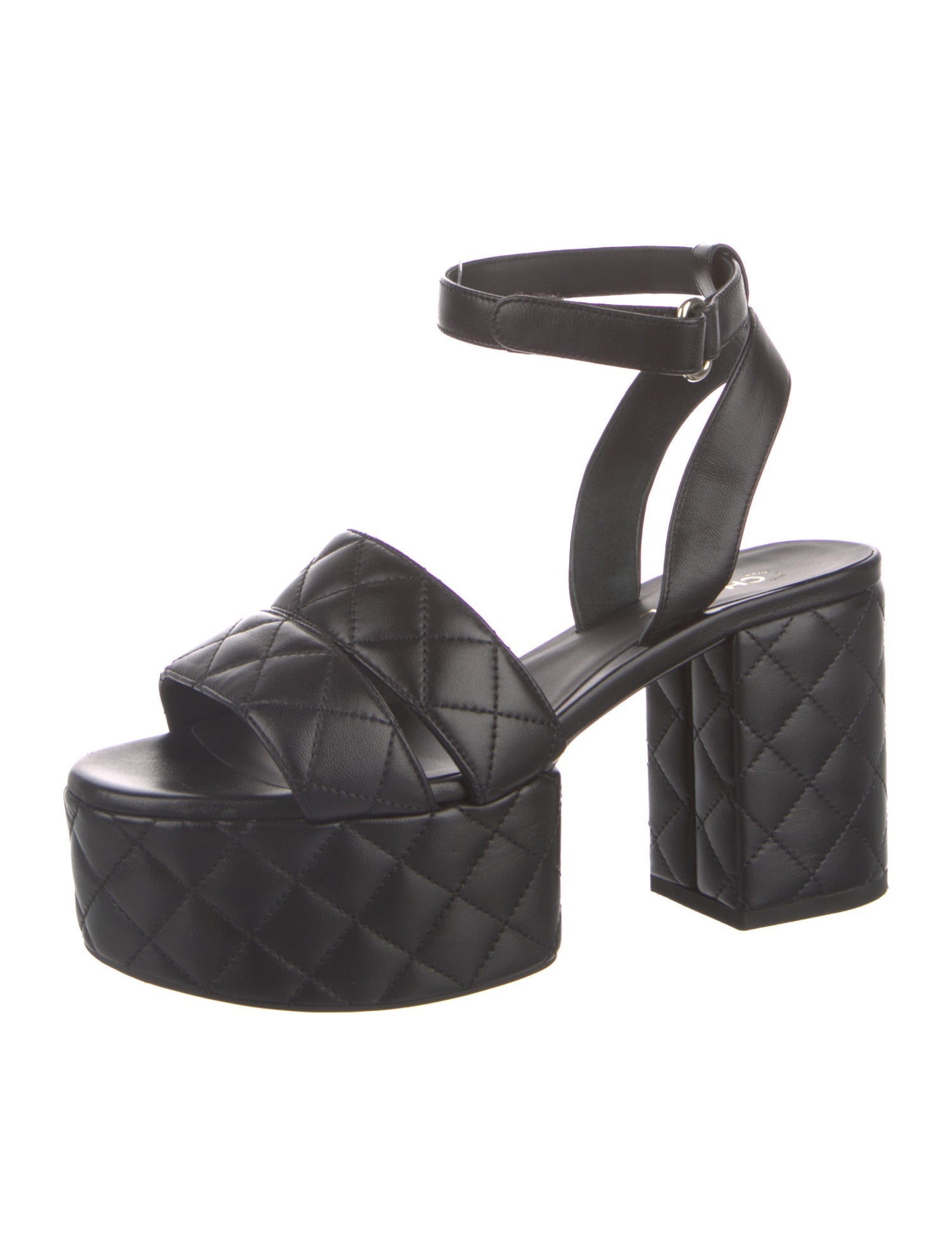 Chanel 2025 Interlocking CC Logo Sandals
