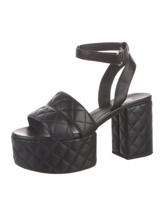 Chanel 2025 Interlocking CC Logo Sandals