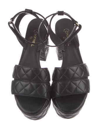 Chanel 2025 Interlocking CC Logo Sandals